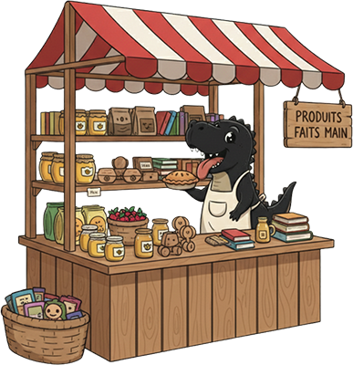 illustration des stands exposants